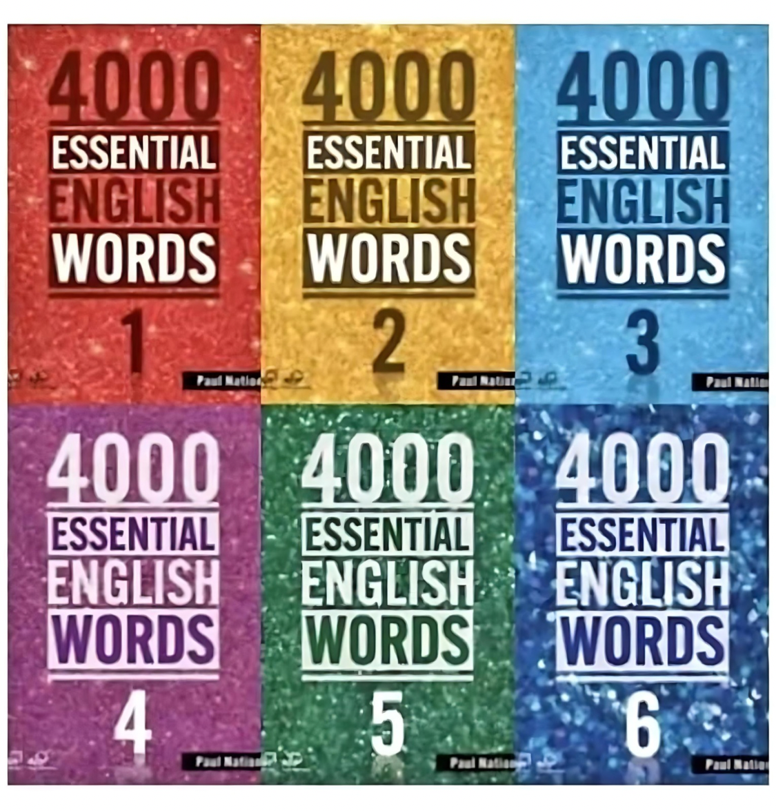 New 6 Books/Set 4000 Essential English Words Level 1-6 IELTS SAT Core –  kidsbooks.ae