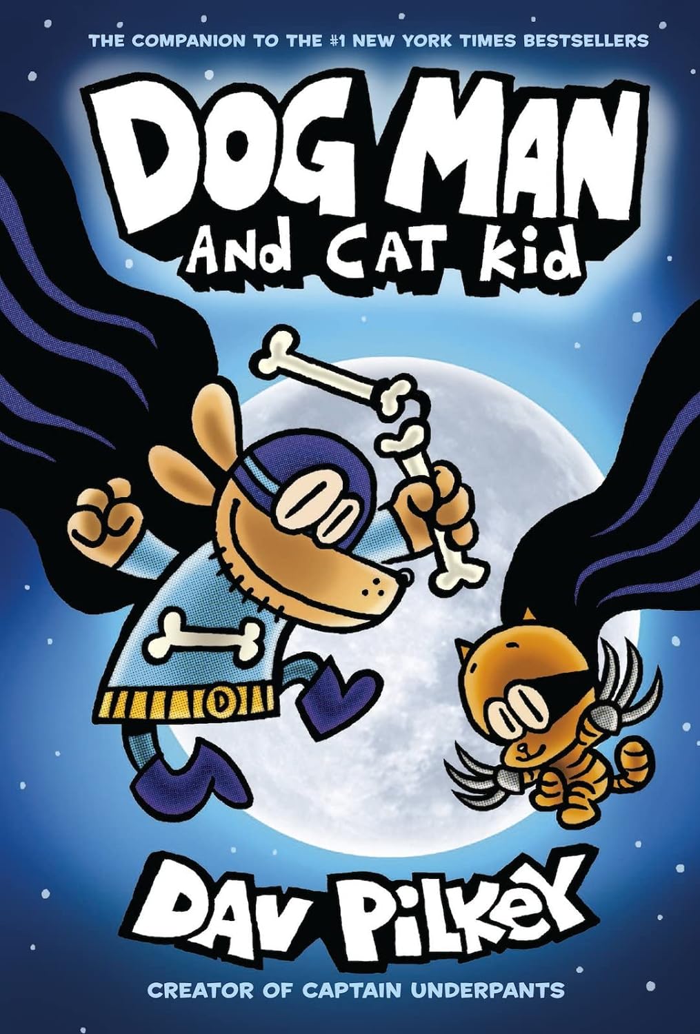 Dog Man 4: Dog Man and Cat Kid (Hardcover)