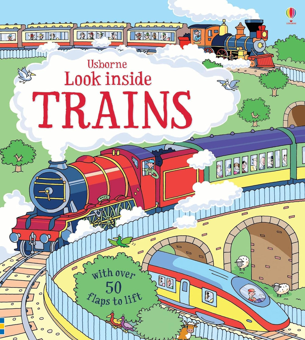 Look Inside Trains Board book