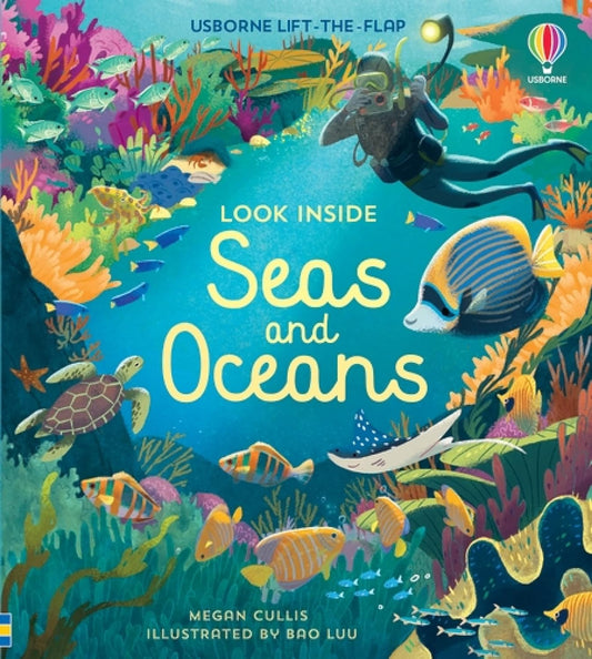 Look Inside Seas and Oceans Board book