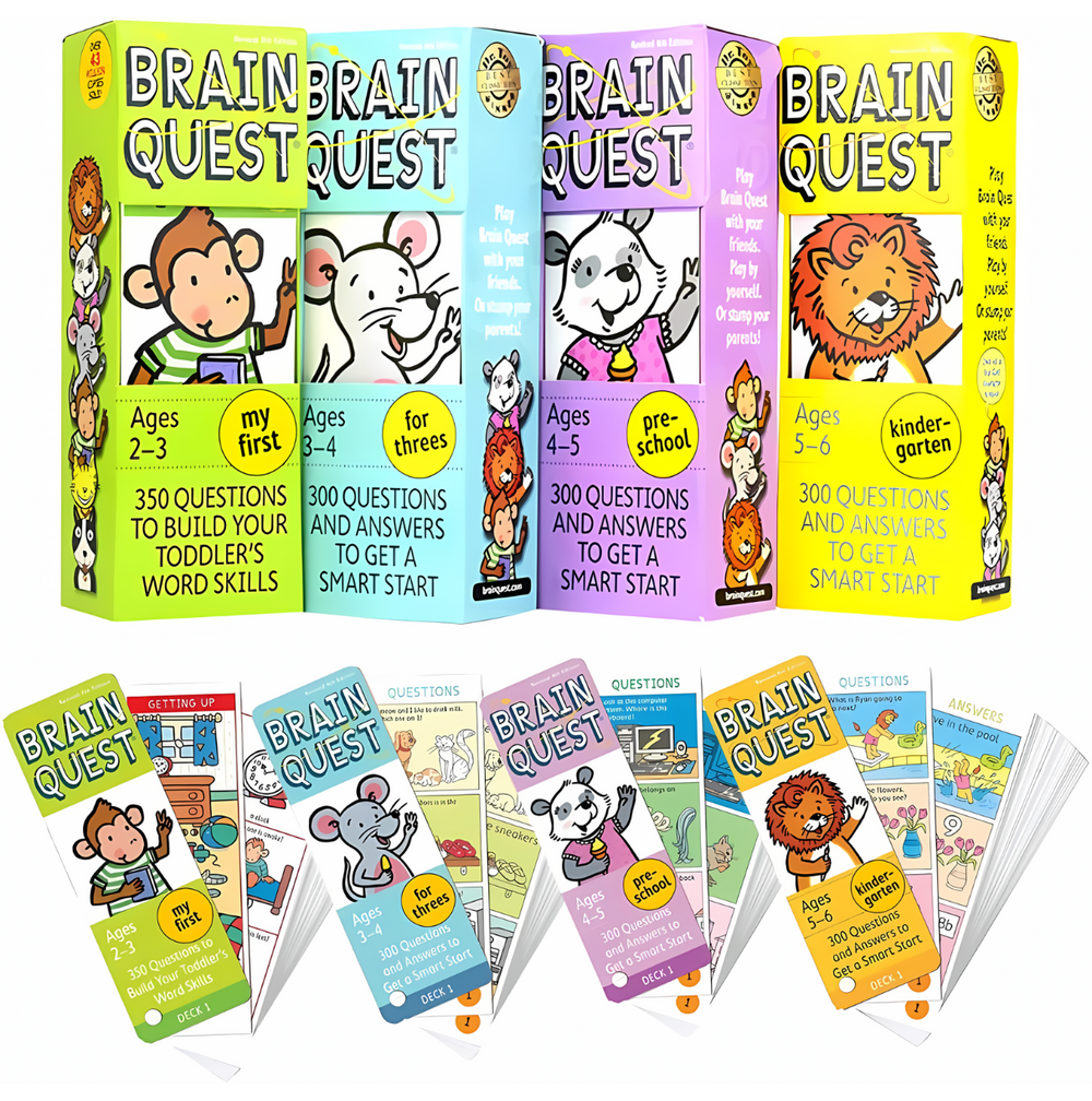 Brain Quest 4 Card Books - kidsbooks.ae