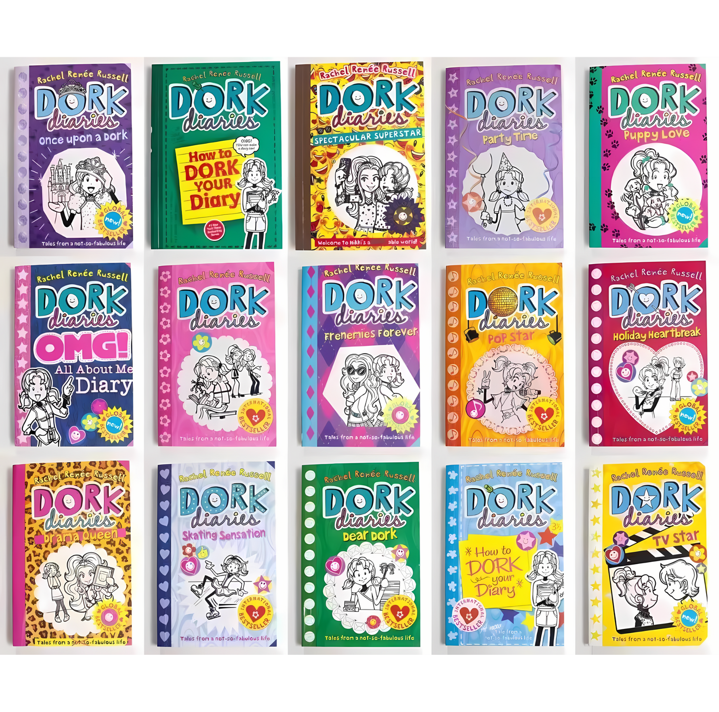 Dork Diaries boxed set 15 books - kidsbooks.ae