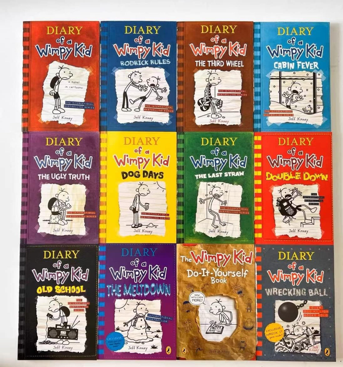 Diary of a Wimpy Kid box of Books 21 books - kidsbooks.ae