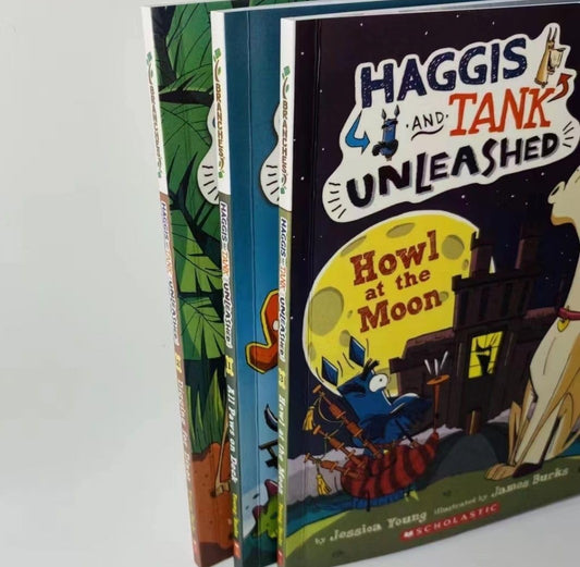 Haggis and Tank Unleashed Three English Learning Music Books (3 books) - kidsbooks.ae