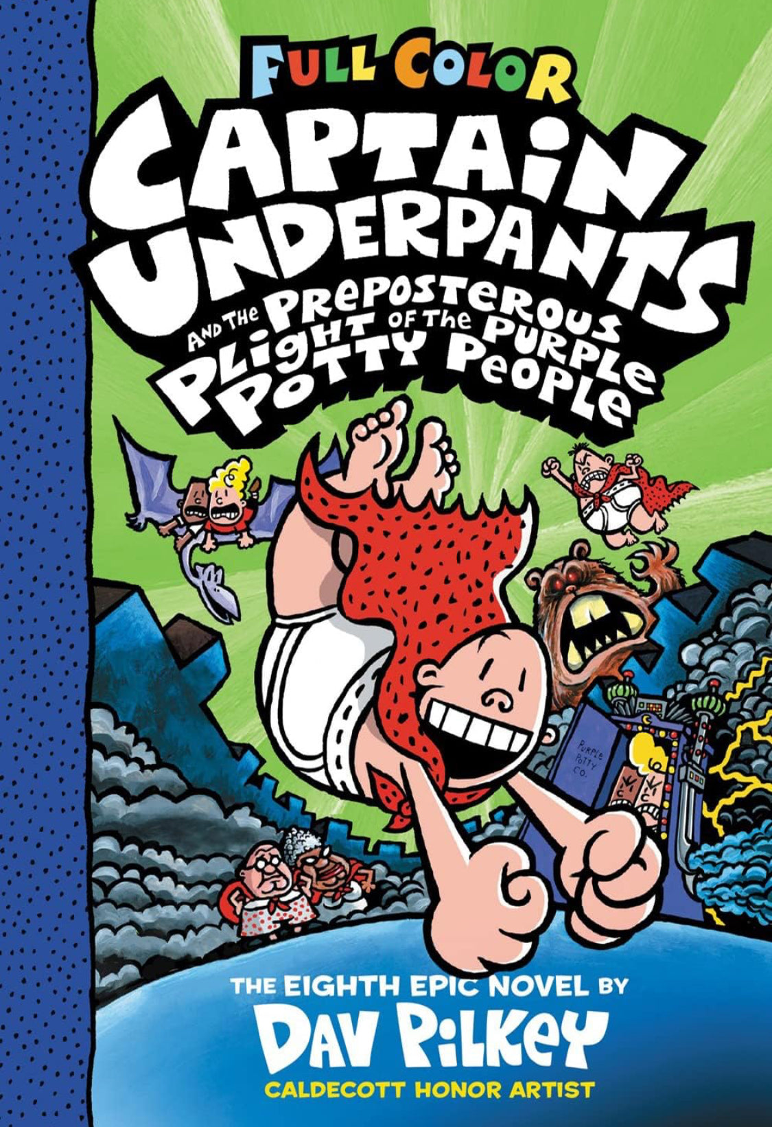 Captain Underpants Books 1-12 Complete FULL COLOR Collection - kidsbooks.ae