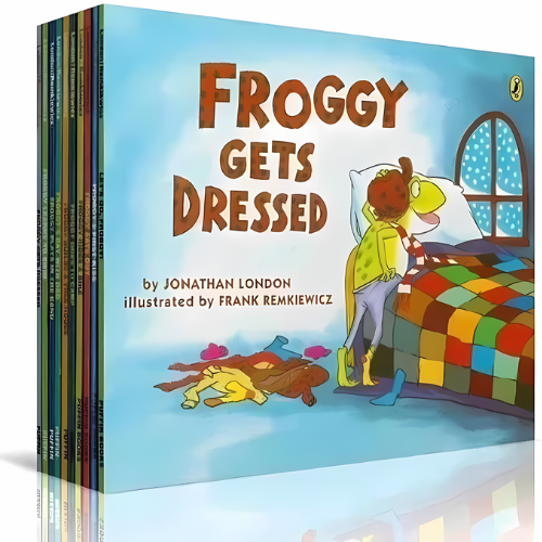 I Can Read Froggy Kids Classical Story Children Early Education English Picture Story Reading Book (10 books) - kidsbooks.ae