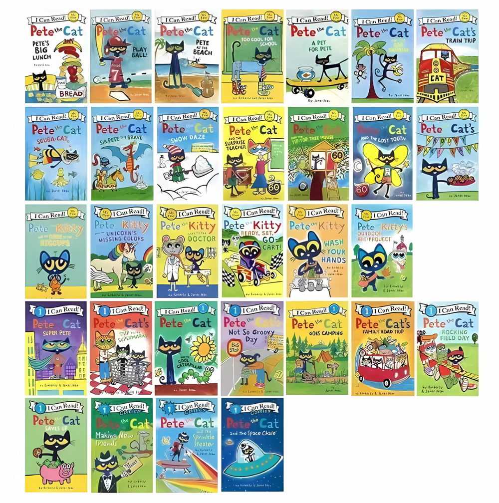 I Can Read Pete the Cat 31 books - kidsbooks.ae