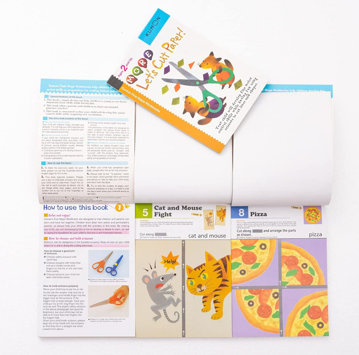 Kumon Cutting First Steps Workbooks 12 Books - kidsbooks.ae