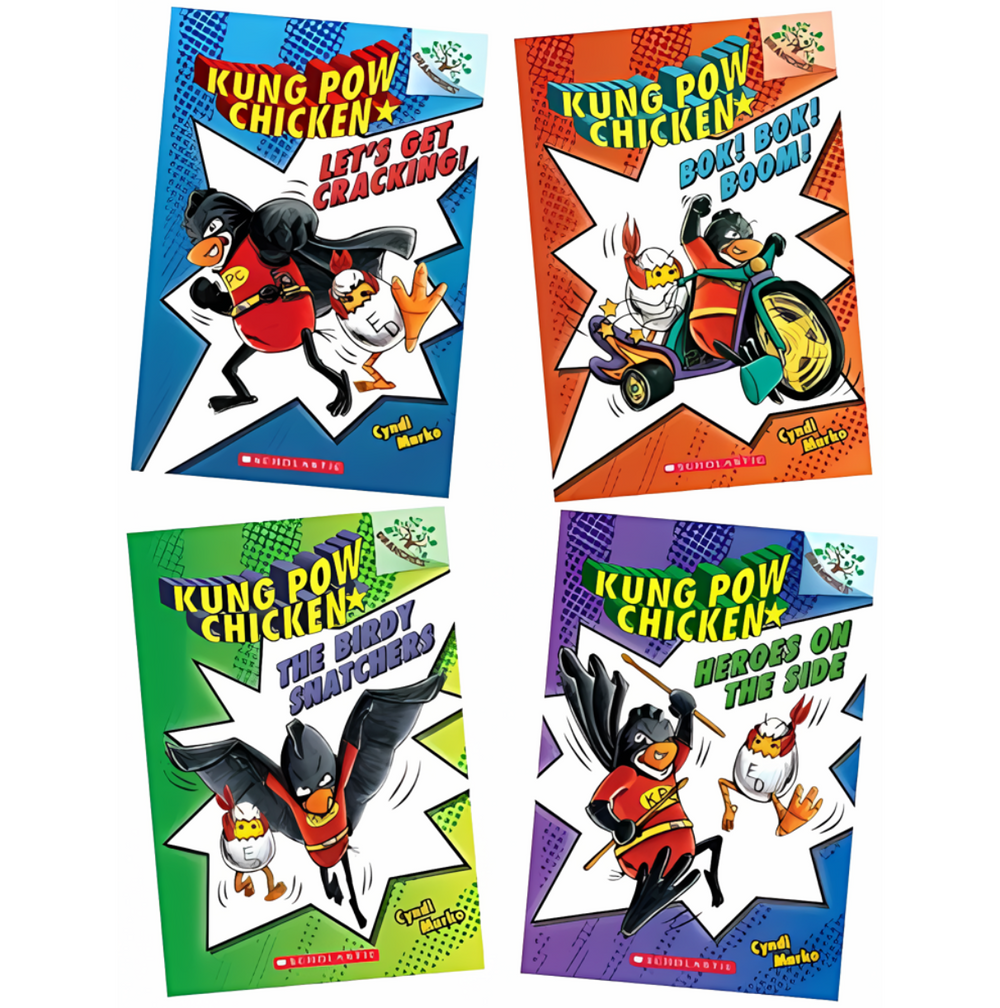 Kung Pow Chicken Set of 4 Books - kidsbooks.ae