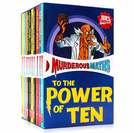 Murderous Maths to the power of ten boxed set 10 books - kidsbooks.ae