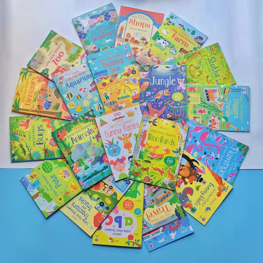 Small stickers, sticker books, baby children's scene stickers 20 Books