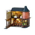 Wisdom House DIY Cottage D-001 Magic Shop D-016 Corner Western Restaurant Handmade Model Birthday Gift