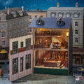 Wisdom House DIY Cottage D-001 Magic Shop D-016 Corner Western Restaurant Handmade Model Birthday Gift