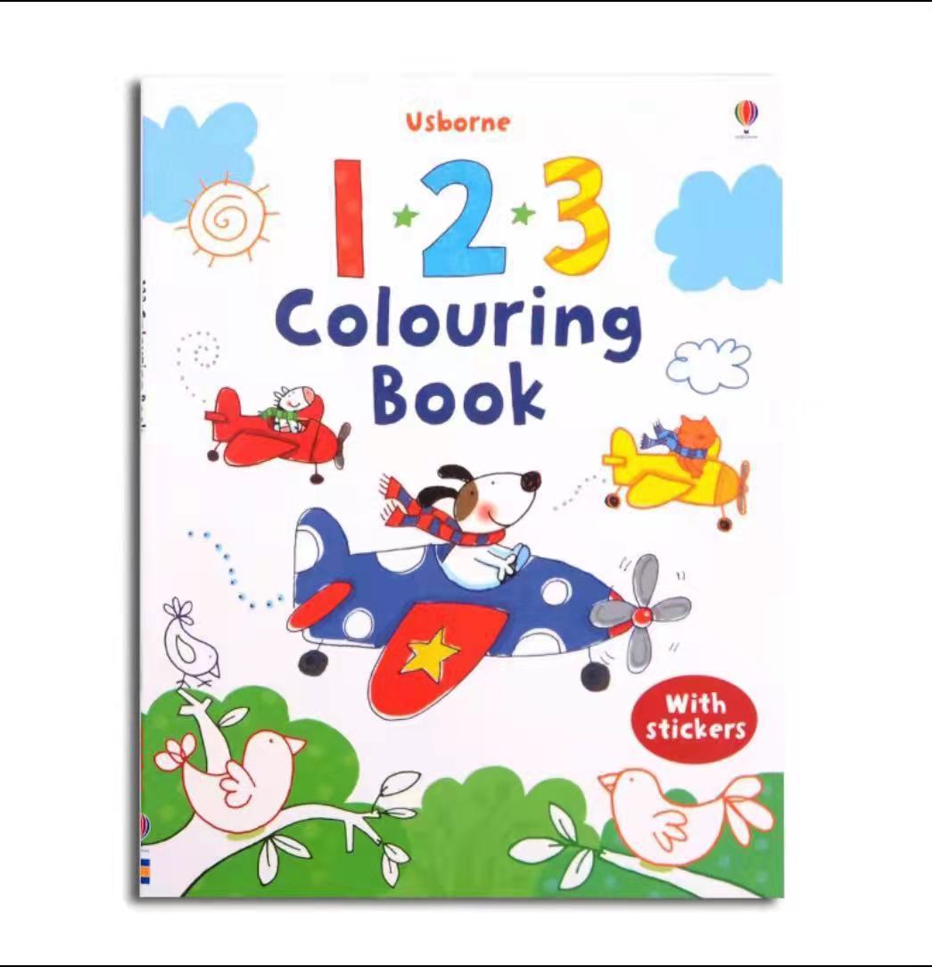 Coloring book for children, pen control workbook, children's drawing, coloring... 12 Books