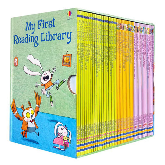 50 Books/Set Usborne My First Reading Library English Picture Stroybook Baby Early Childhood Words Learning Gift For Kids