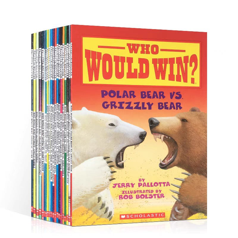 Who Would Win Collection 24 Books Set By Jerry Pallotta