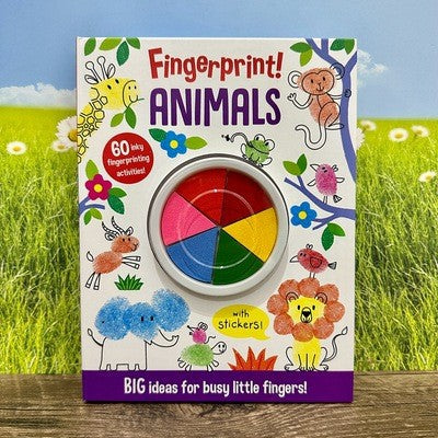 Fingerprint Children's Finger Drawing, Stamp Painting, Combo Came book, Eco-Friendly pigment ink clay painting book