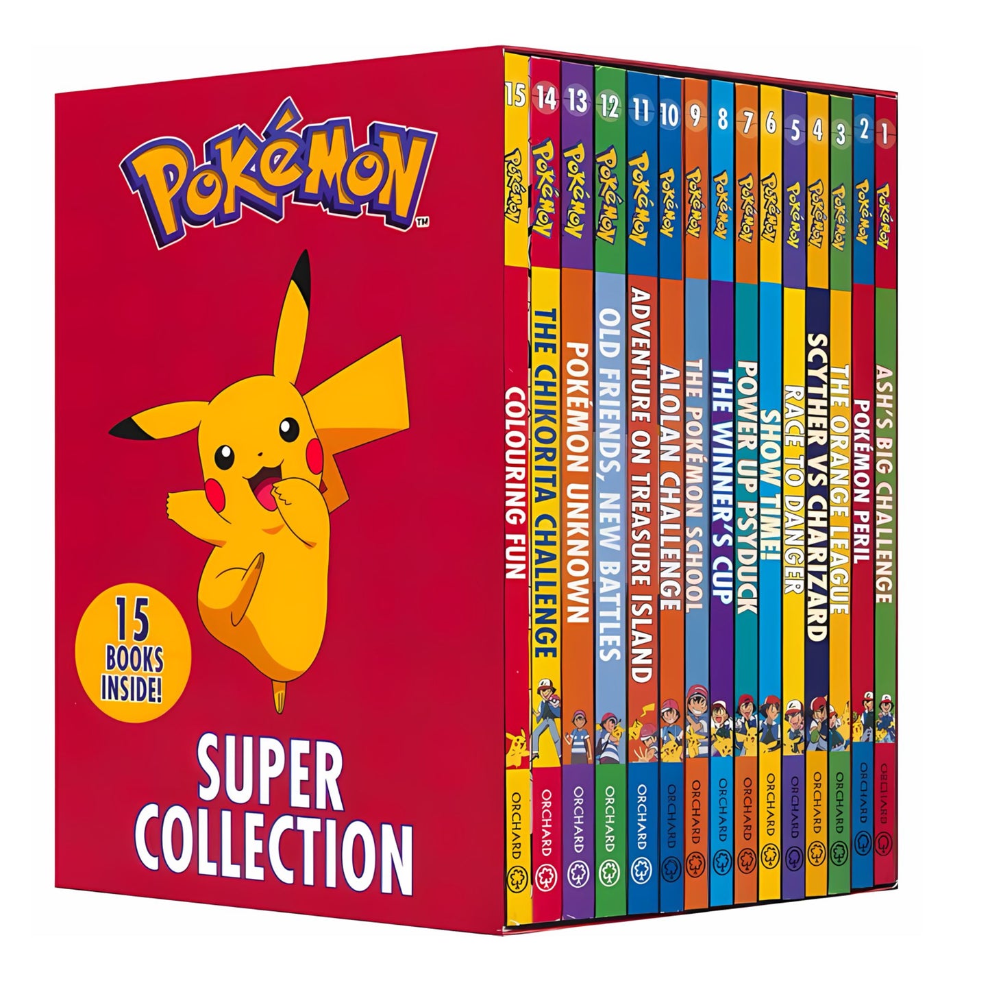 Pokemon Super Collection 15 Books Set - kidsbooks.ae