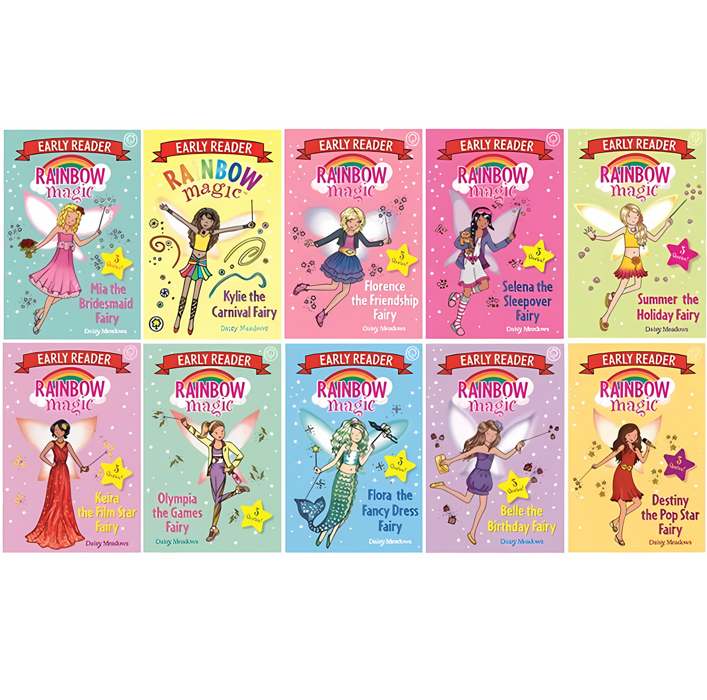 Rainbow Magic Early Reader Collection 10 Books Box Set by Daisy Meadows - kidsbooks.ae