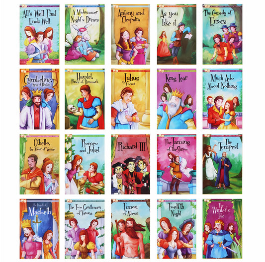 Shakespeare Children's Stories 20 Books Collection - kidsbooks.ae