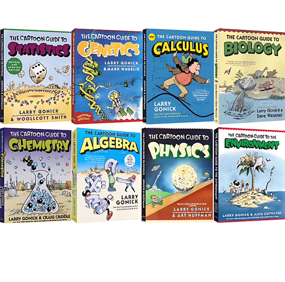 The Cartoon Guide to Algebra/Physics...8 Books - kidsbooks.ae