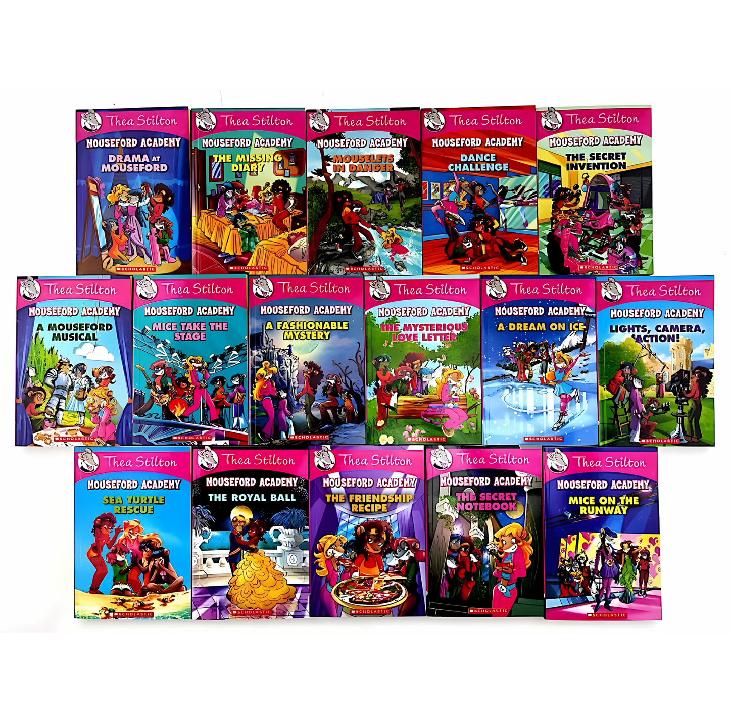 Thea Stilton Mouseford Academy 16 books - kidsbooks.ae