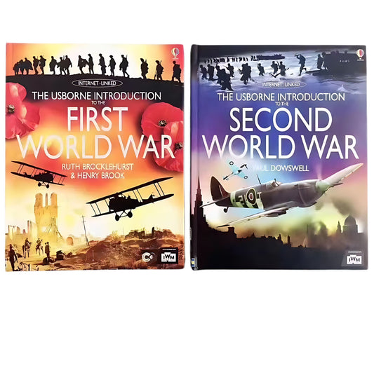 Usborne the Introduction to the First/Second World War 2 books - kidsbooks.ae