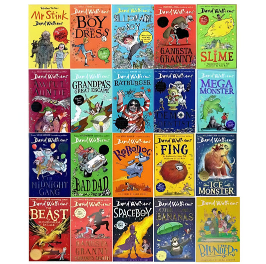 The World of David Walliams 20 books - kidsbooks.ae