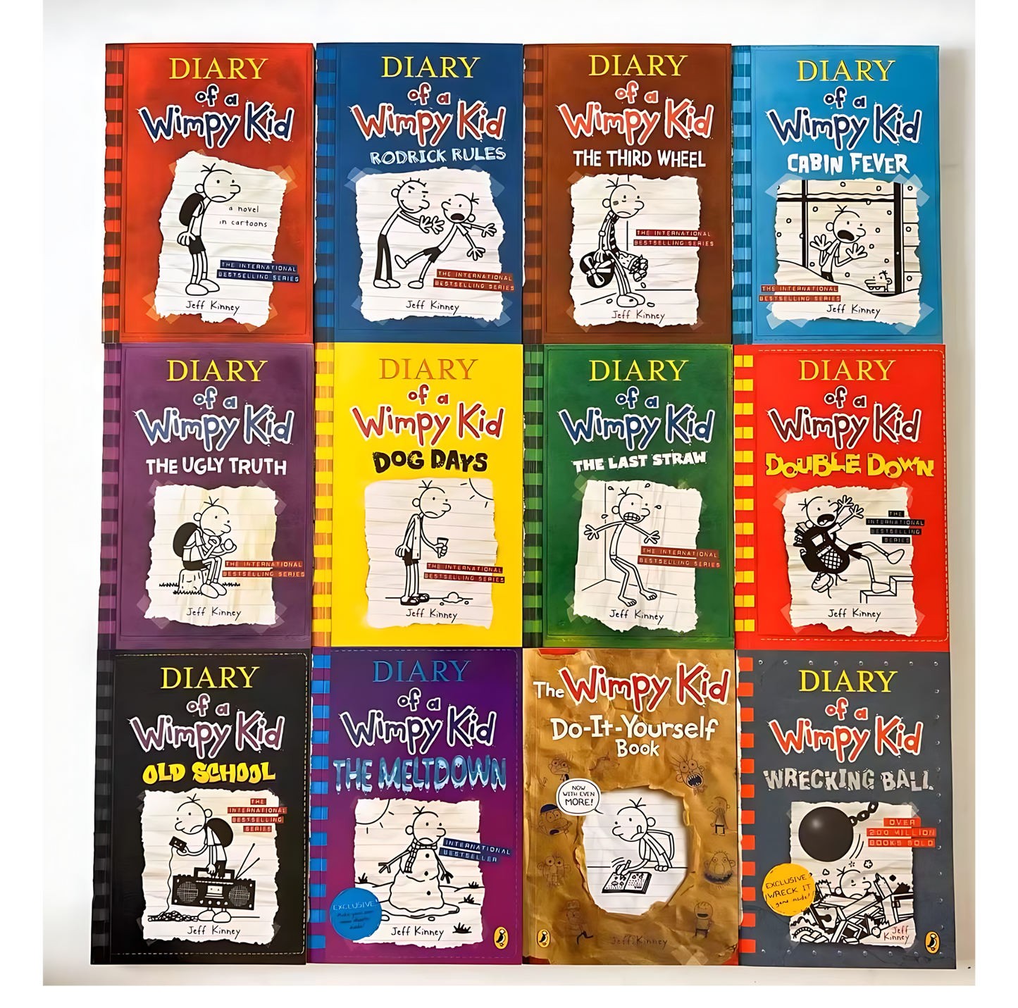 Diary of a Wimpy Kid 1-20 Books Complete Collection Boxed Set Paperback - kidsbooks.ae