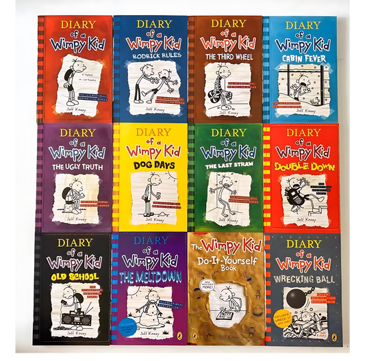 Diary of a Wimpy Kid 1-20 Books Complete Collection Boxed Set Paperback - kidsbooks.ae