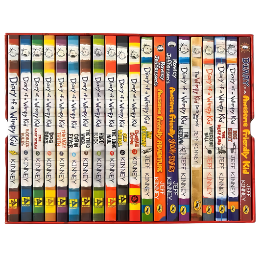 Diary of a Wimpy Kid 1-20 Books Complete Collection Boxed Set Paperback - kidsbooks.ae