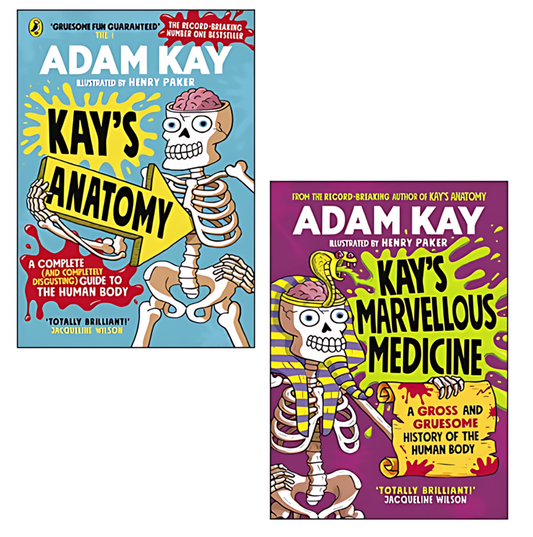 Adam Kay 2 Books Collection Set (Kay's Marvellous Medicine, Kay’s Anatomy) - kidsbooks.ae