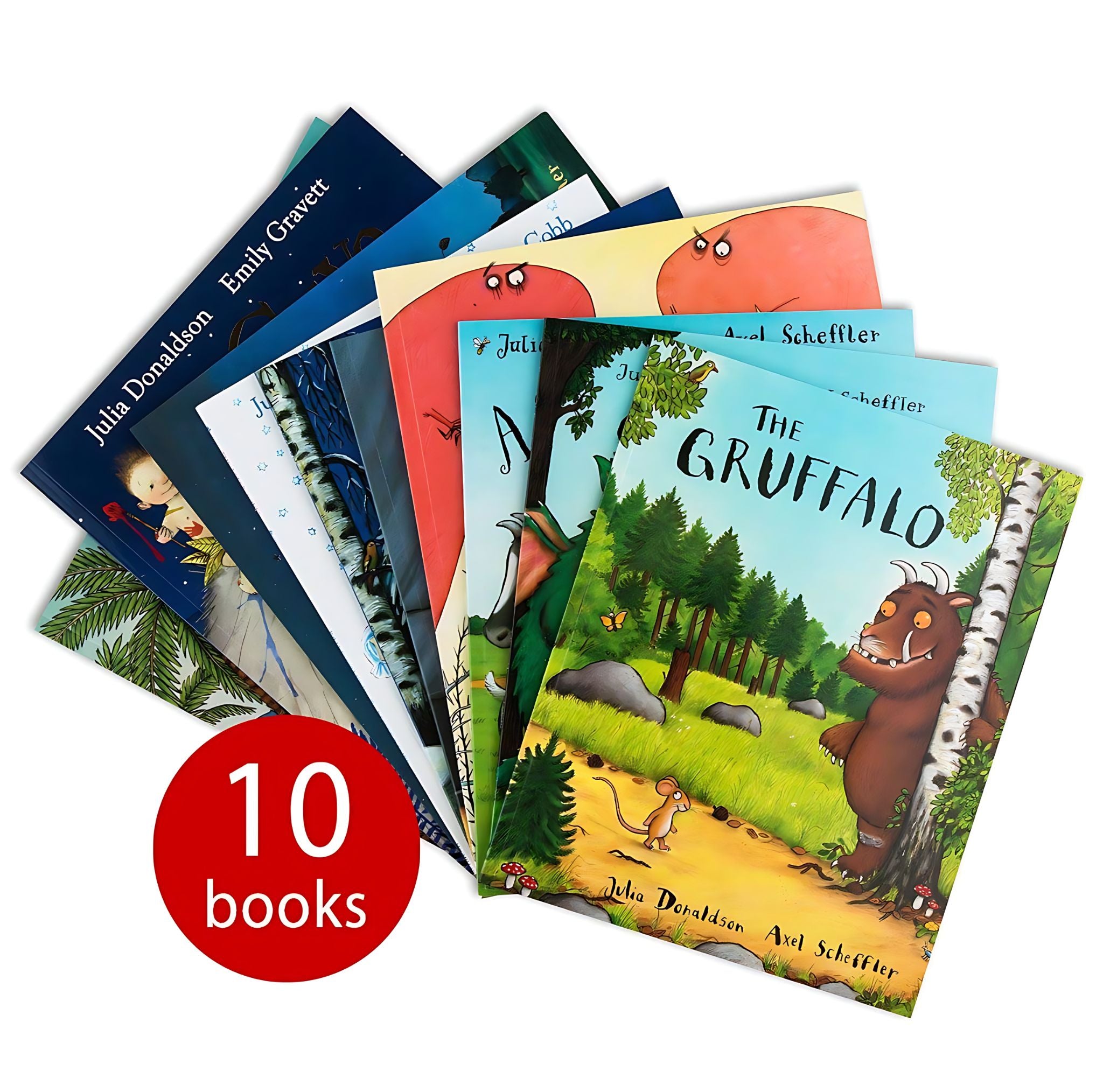 Julia Donaldson Collection 2020 10 books - kidsbooks.ae