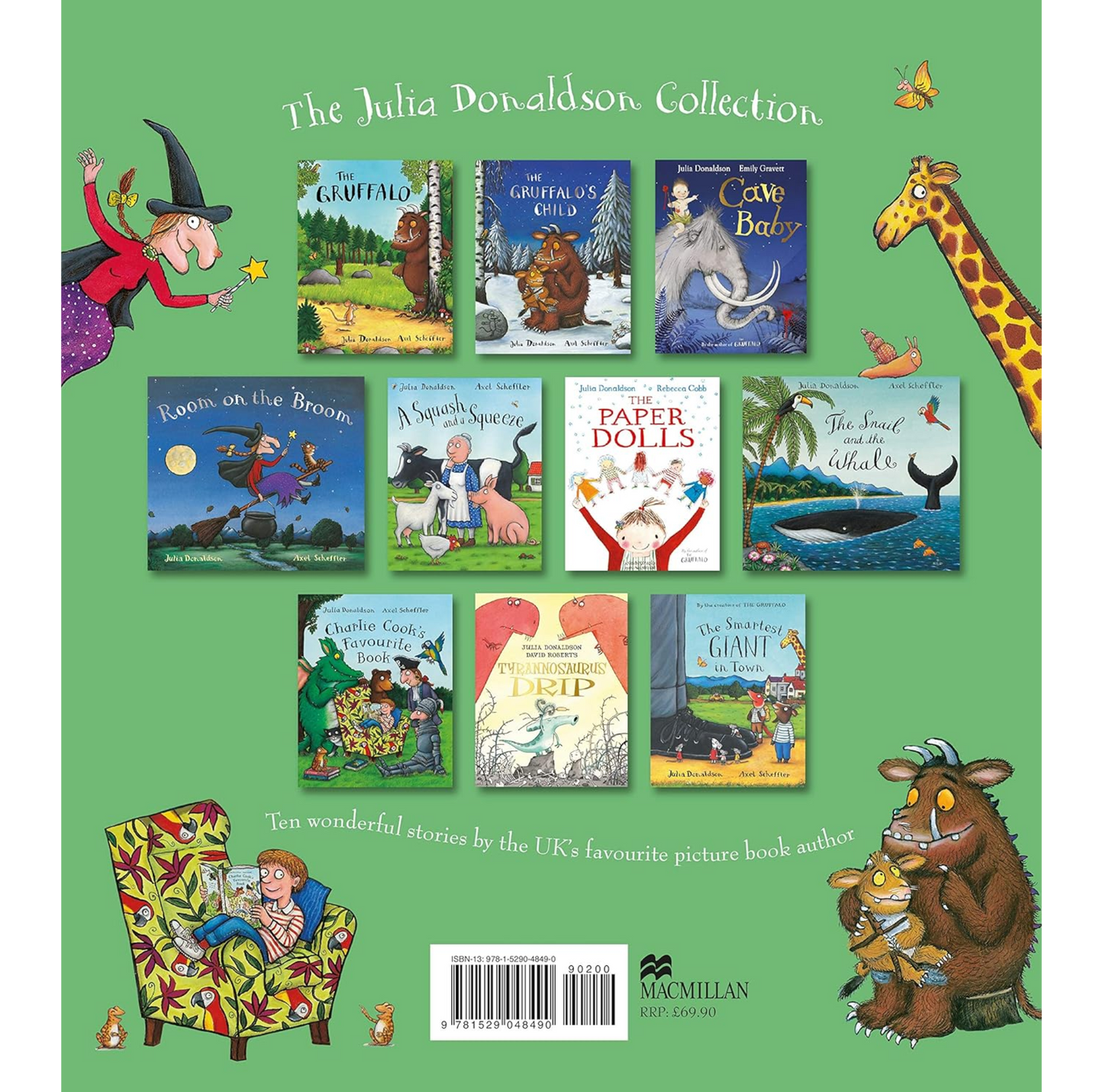 Julia Donaldson Collection 2020 10 books - kidsbooks.ae