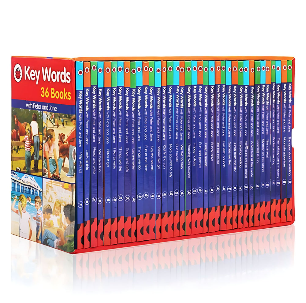 Ladybird Key words 36 books boxed set - kidsbooks.ae